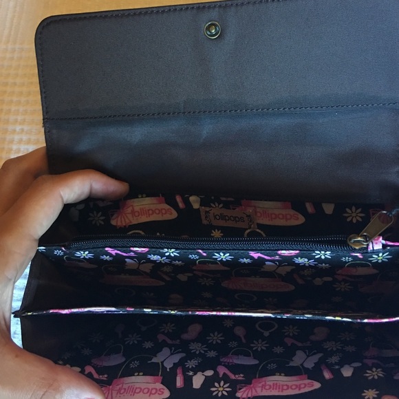 COPY - Lollipops Paris Suede Leather Wallet - Picture 2 of 4